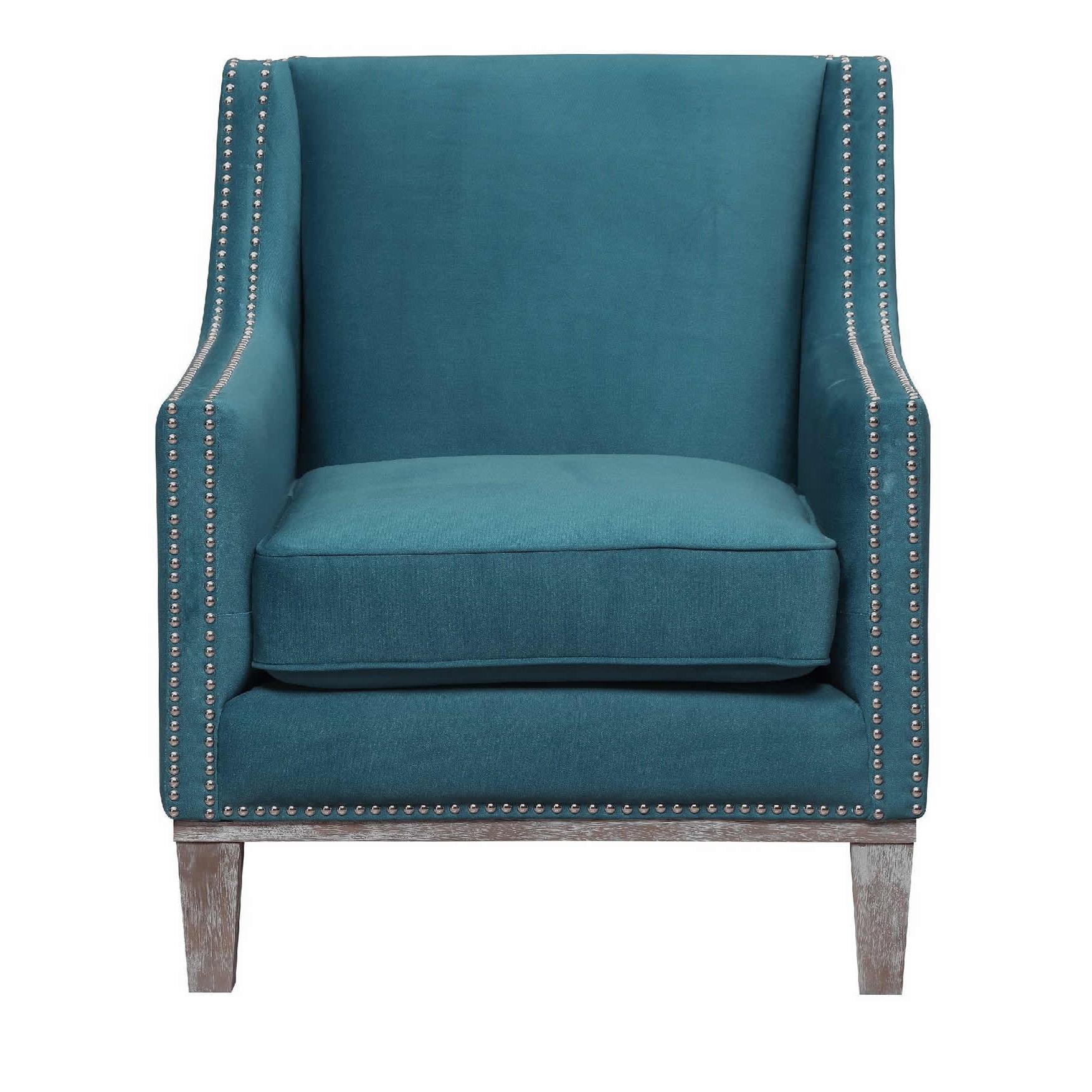 Elements International Augusta Stationary Accent Chair UAG816100DWBCA IMAGE 1